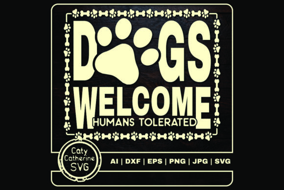 Dogs Welcome Humans Tolerated Embroidery Review