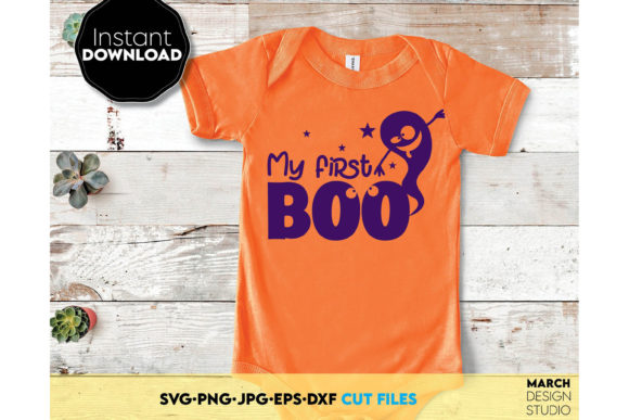 Review: Halloween SVG My First Boo Kid Design