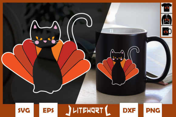 Reviewing the Thanksgiving Funny Cat Turkey Design